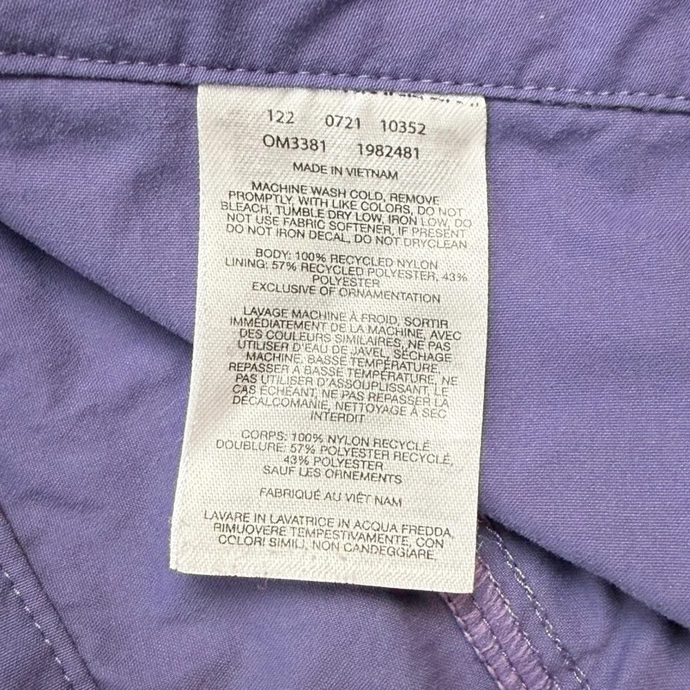 Mountain Hardwear Mens Shorts 34 Purple Nylon Outdoor Hiking Cargo Zip Pocket - Picture 6 of 9